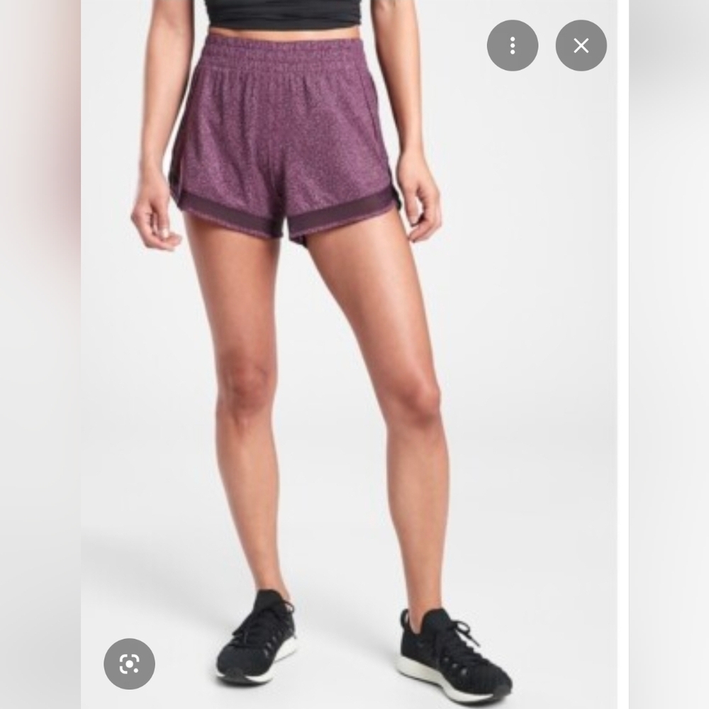 Printed Mesh Racer Run Shorts 4"